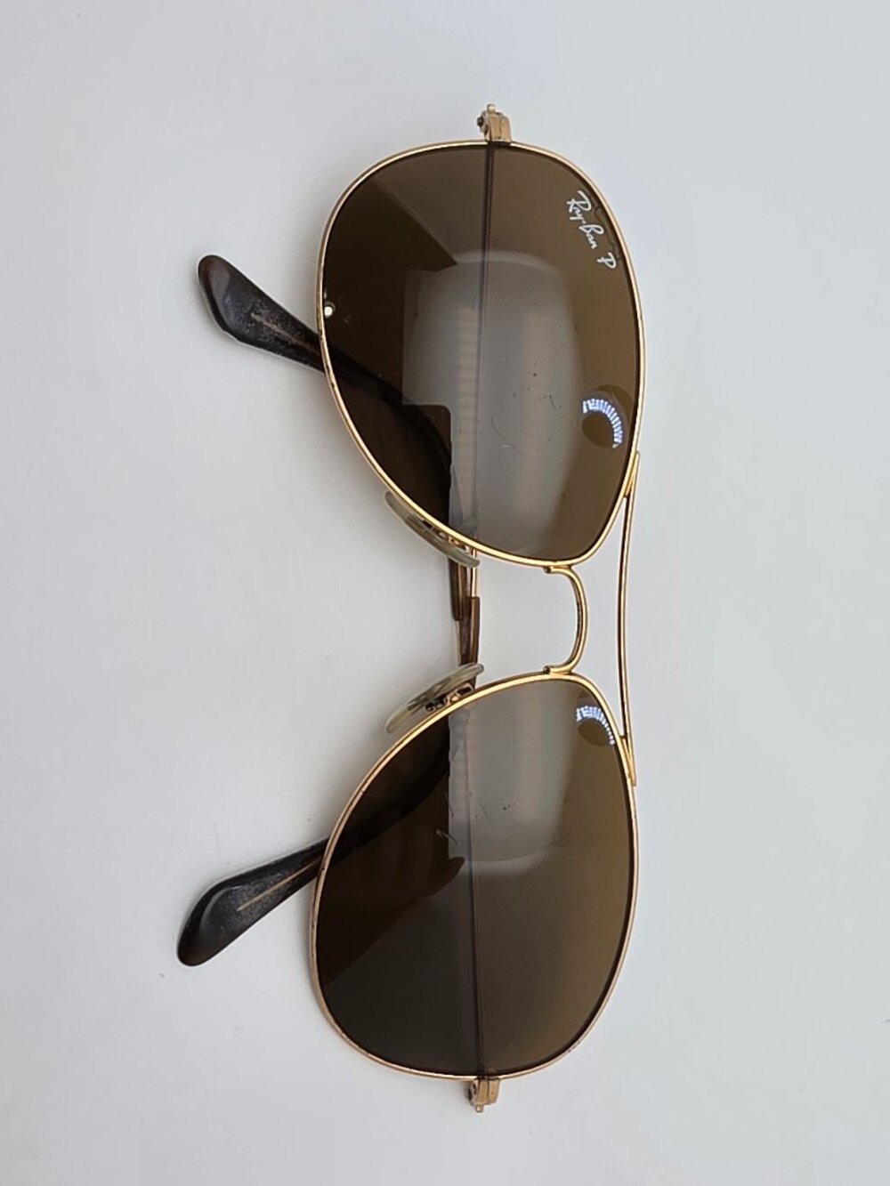 Ray-Ban RB3362 Cockpit Gold Frame Polarized Brown B-15 Lens Aviator Sunglasses - Picture 13 of 16